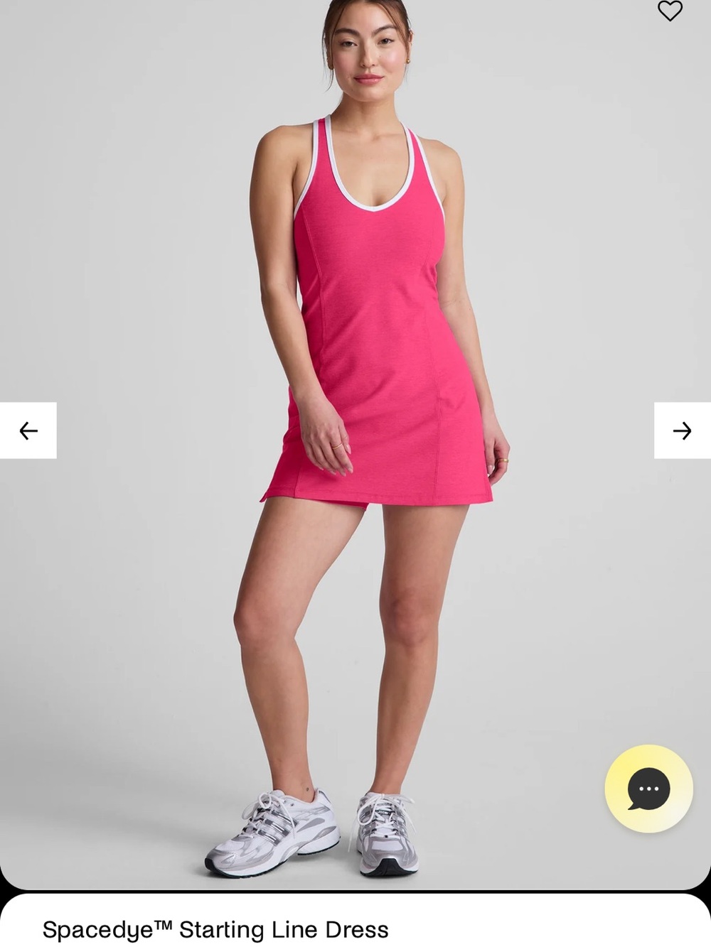 Beyond Yoga Starting Line athletic Dress - Pink size M